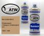 Preview: Mercedes-Benz, Wüstensand / Designo Wüstensand Uni, 1464 / 464: 400ml Sprühdose + 400ml Klarlack - Set, von ATW Autoteile West.